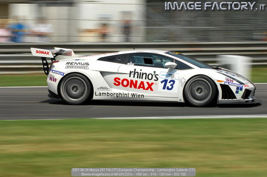 2007-06-24 Monza 257 FIA GT3 European Championship - Lamborghini Gallardo GT3